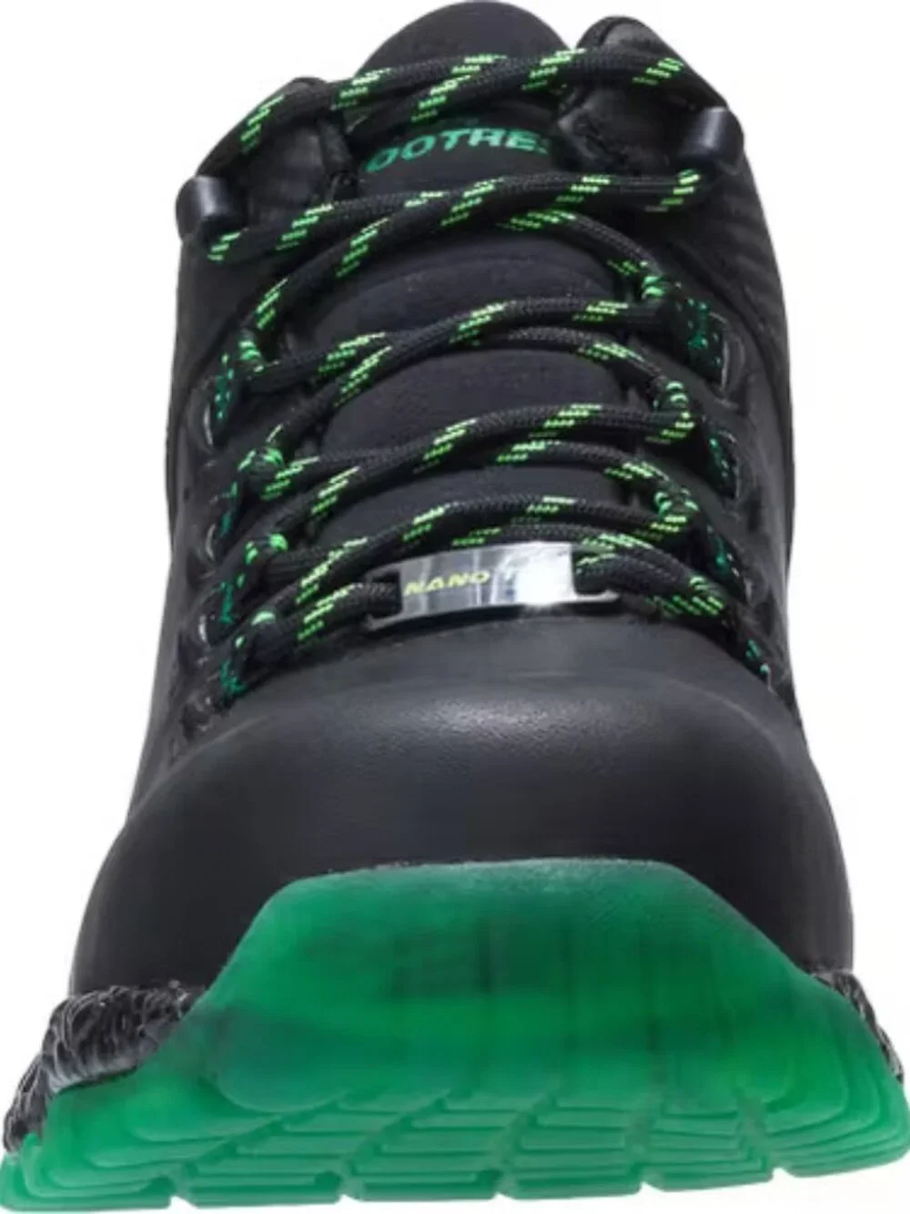 HYTEST Footrests Men's 2.0 Xergy Trainer Safety Shoes Black Green, Size 12 D